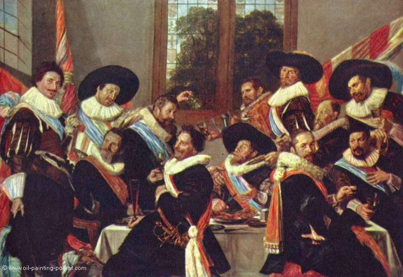 Festmahl der Offiziere der St. Hadrians Schuetzengilde von Haarlem