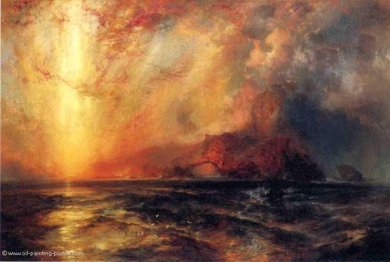 Fiercely the Red Sun Descending Burned his Way across the Heavens