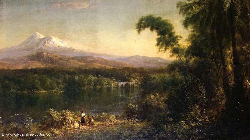 Figures in an Equadorian Landscape