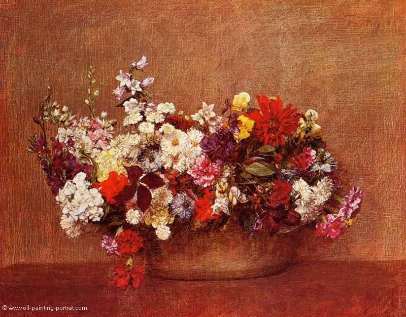 Flowers in a Bowl