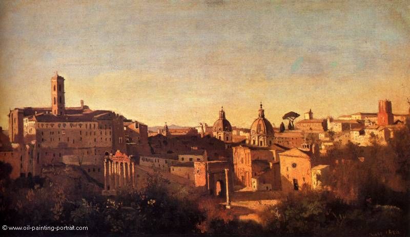 Forum Viewed from the Farnese Gardens