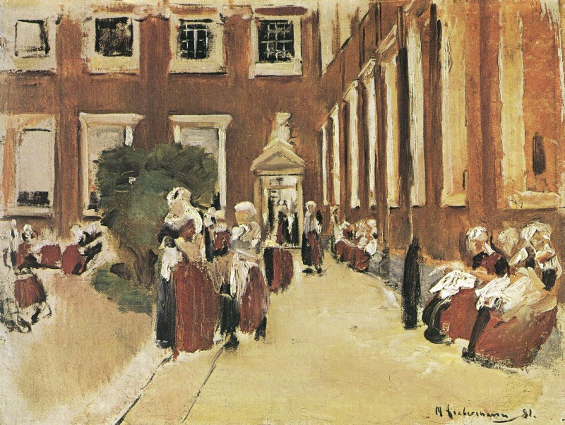 Freistunde im Amsterdamer Waisenhaus