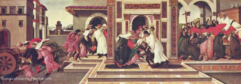 Gemaelde zum Leben des Heiligen Zenobius von Florenz