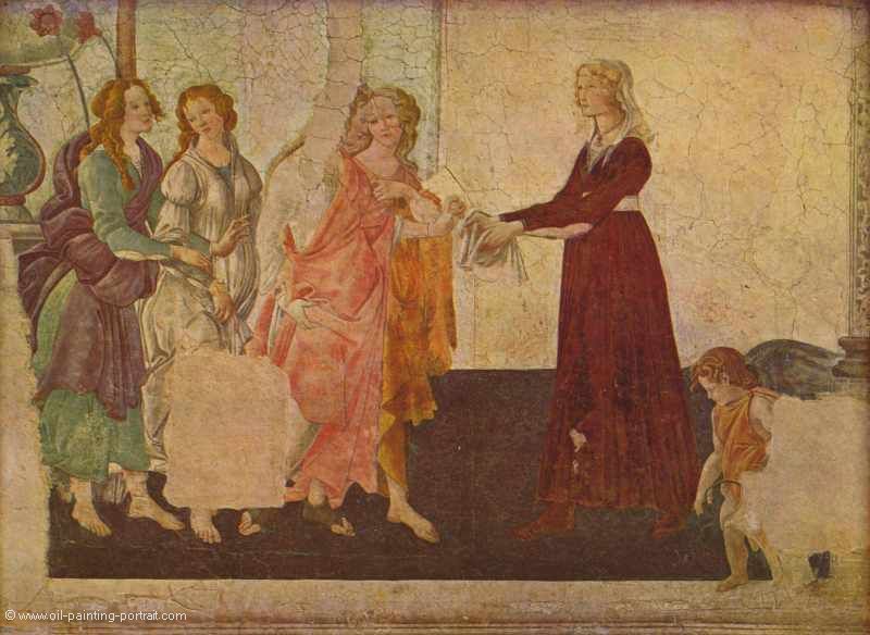 Giovanna degli Albizzi mit Venus und den Grazien