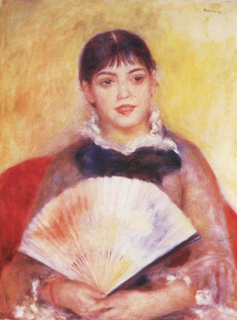 Girl with a Fan