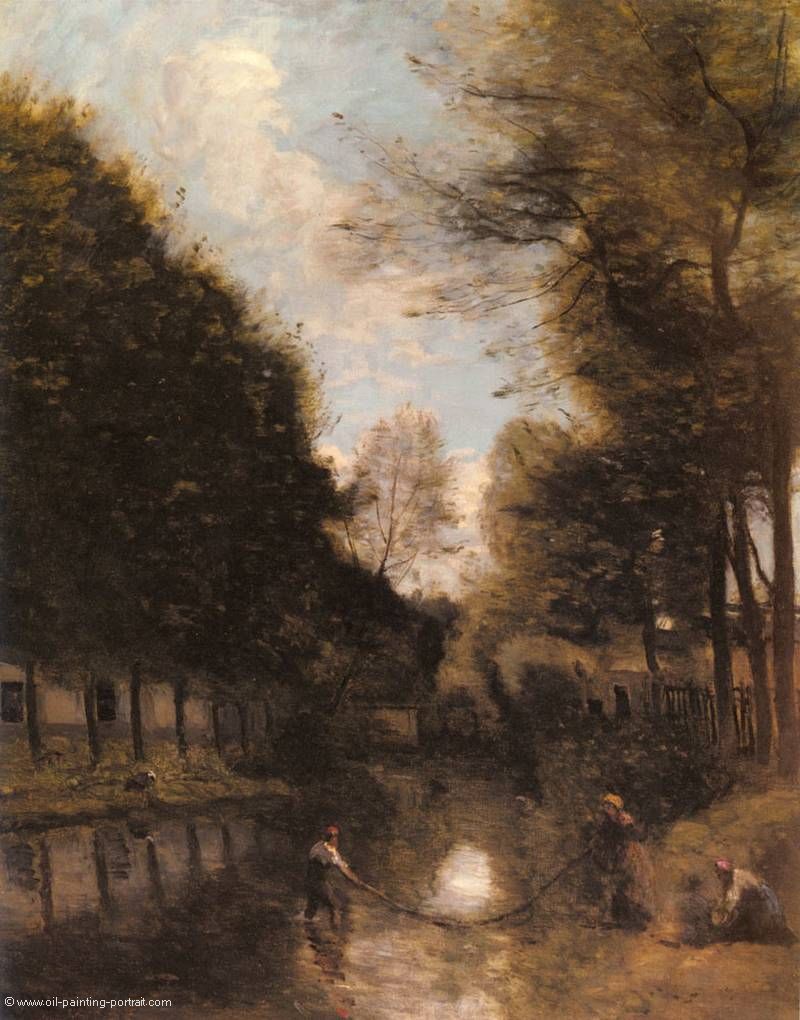 Gisors Riviere Bordee d Arbres