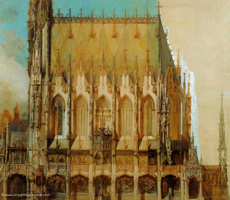 Gothische Grabkirche St. Michael (Seitenansicht)