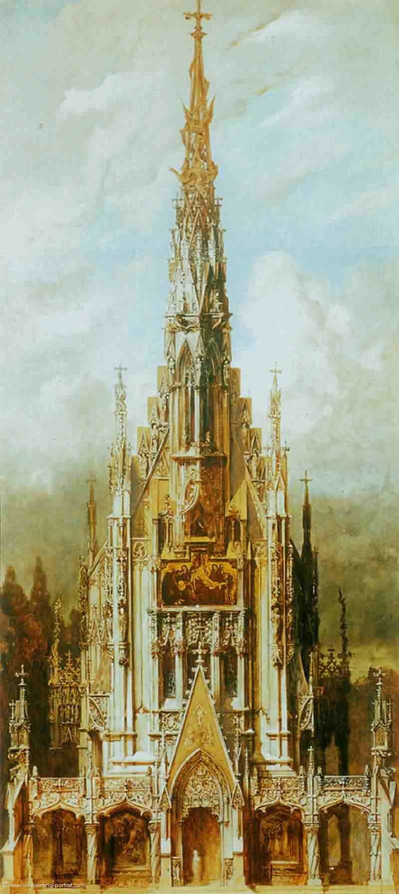 Gothische Grabkirche St. Michael (Turmfassade)