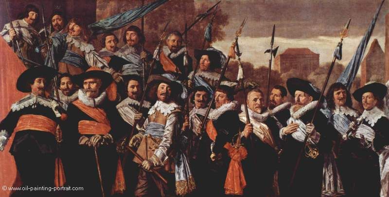 Gruppenportrait der Schuetzengilde St Georg von Haarlem