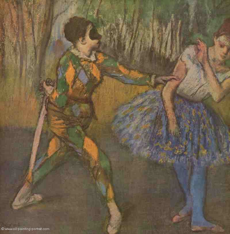 Harlekin und Colombine