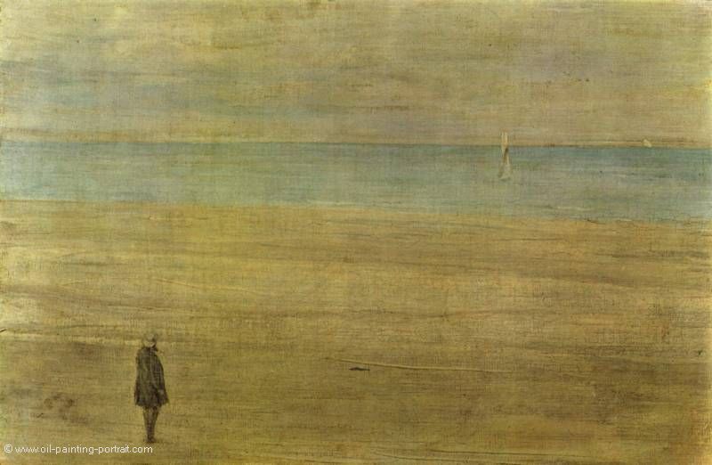Harmonie in Blau und Silber (Trouville)