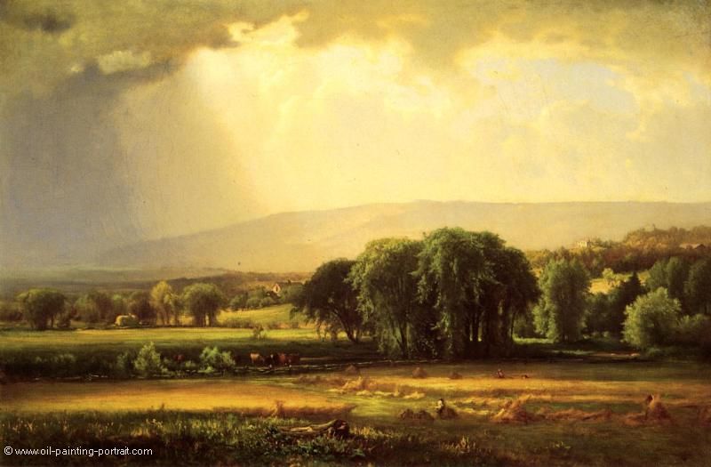 Harvest Scene in a Delaware Valey