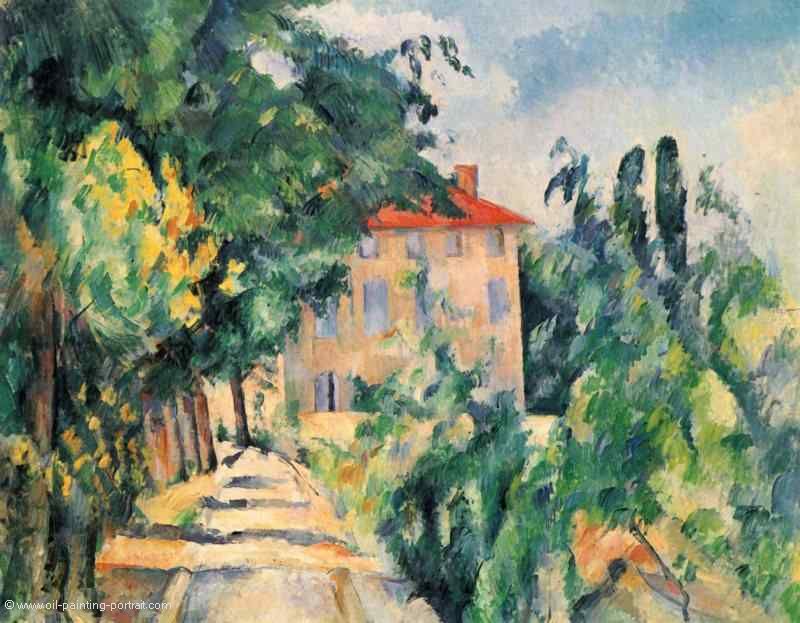 Haus mit rotem Dach