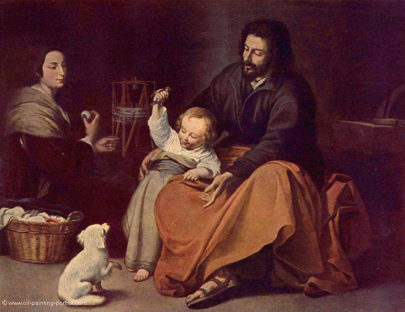 Heilige Familie mit dem Voegelchen