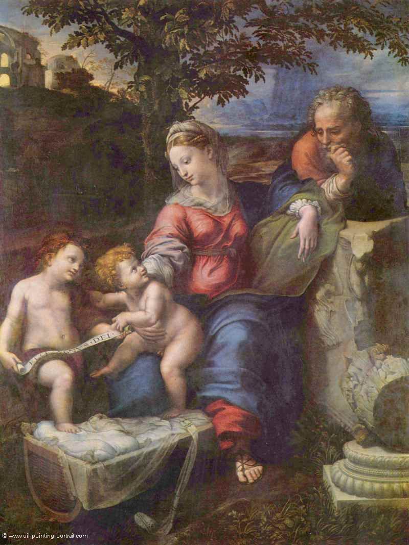 Heilige Familie unter der Eiche