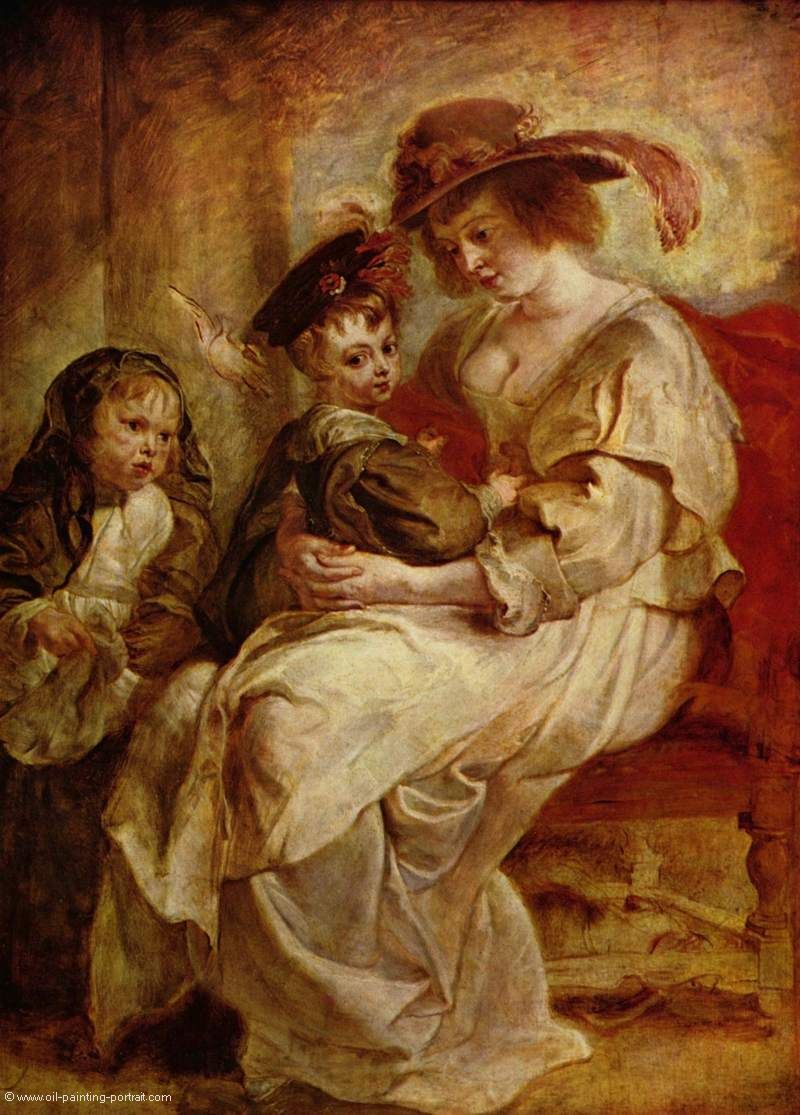 Helene mit ihren zwei Kindern