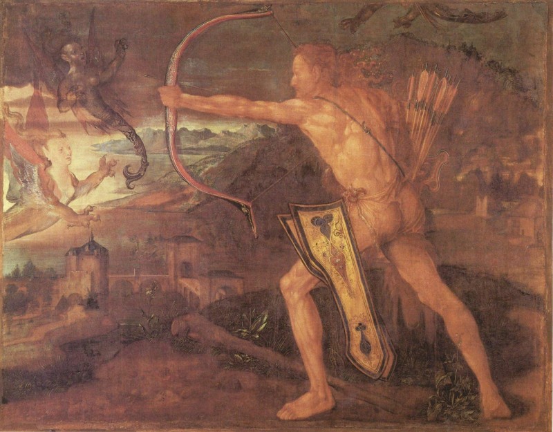 Herkules und die Stymphalischen Voegel