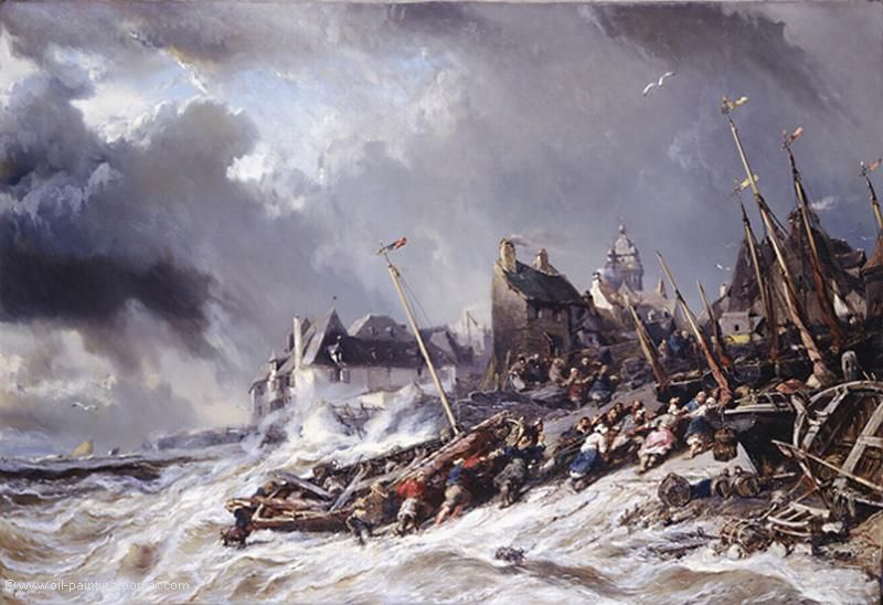 Hurrikan bei Saint Malo