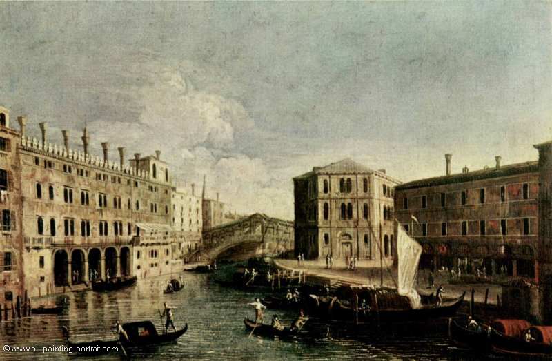 Il Canale Grande a Rialto