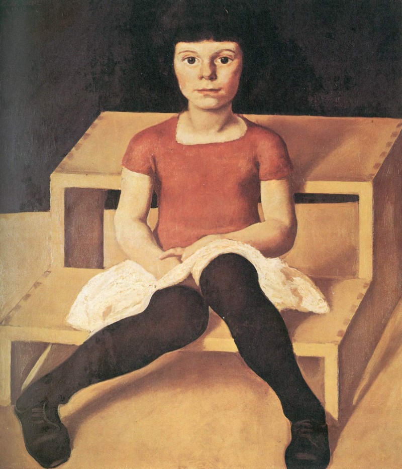 Ila auf einer Atelierstaffelei (Tochter des Kuenstlers)