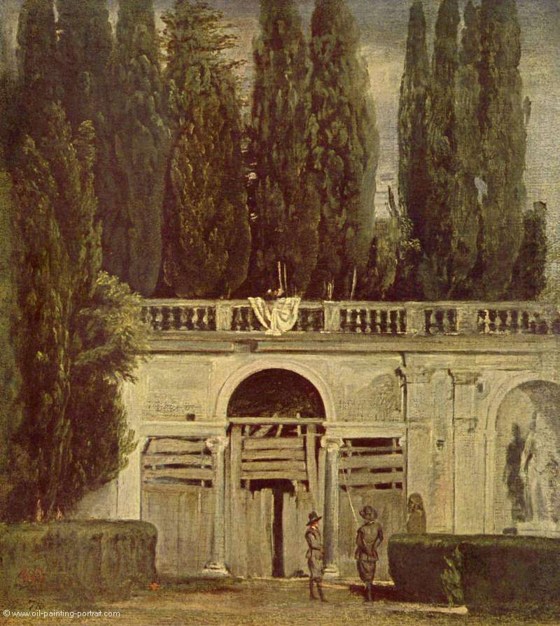 Im Garten der Villa Medici in Rom