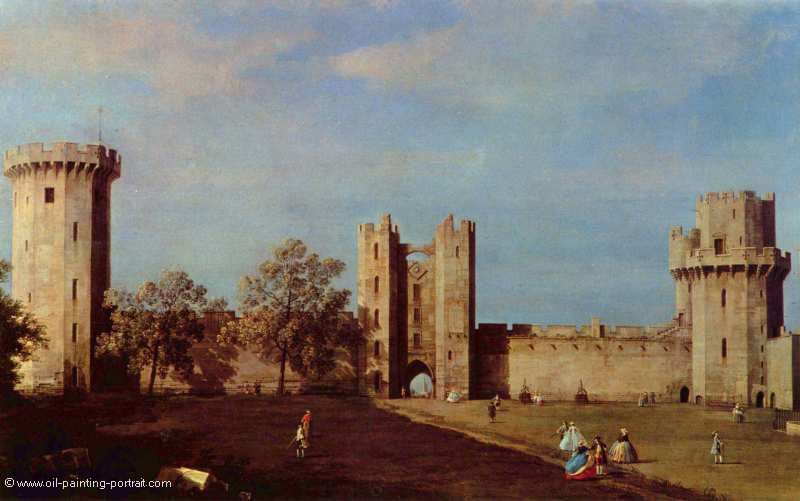 Innenhof des Schlosses von Warwick