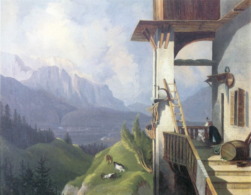 Innsbruck mit der Nordkette von Igls aus gesehen