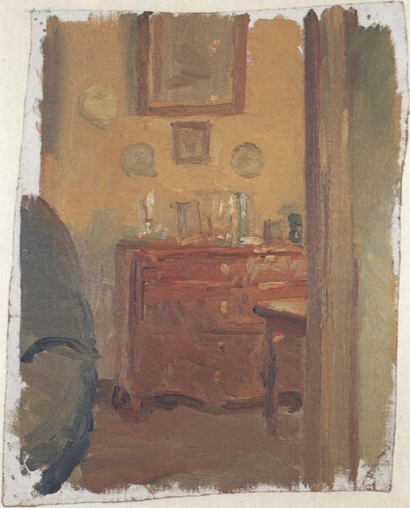 Interieur mit Kommode