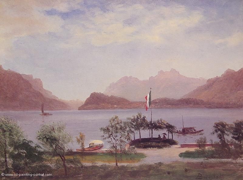 Italian Lake Scene