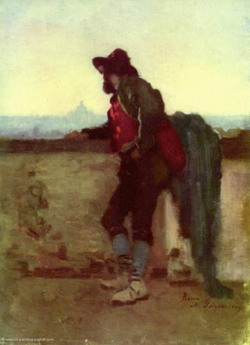 Italiener auf dem Pincio Huegel (Rom)