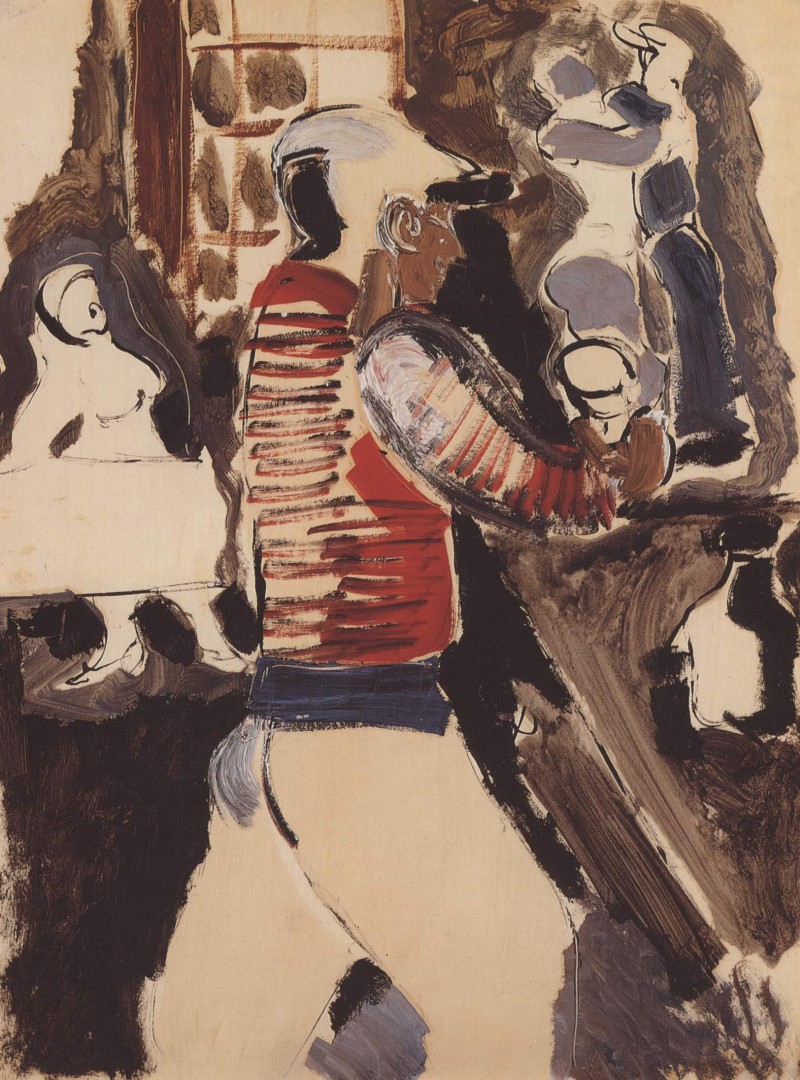 Jockey in einer Bar