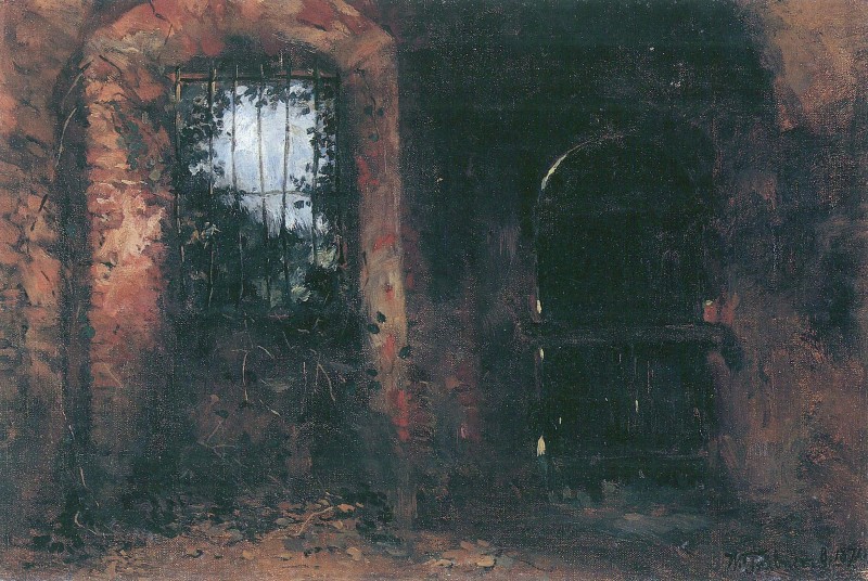 Kellerfenster im Heidelberger Schloss