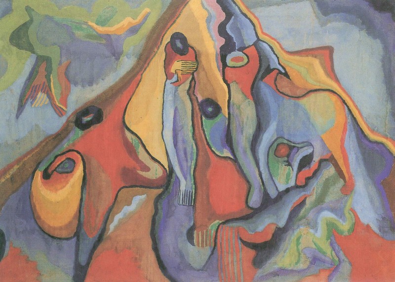 Komposition Tempera X