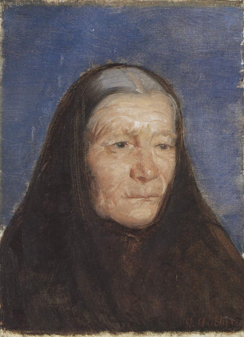 Kopf einer alten Frau (Stine Karre)