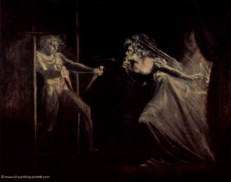 Lady Macbeth nimmt die Dolche entgegen