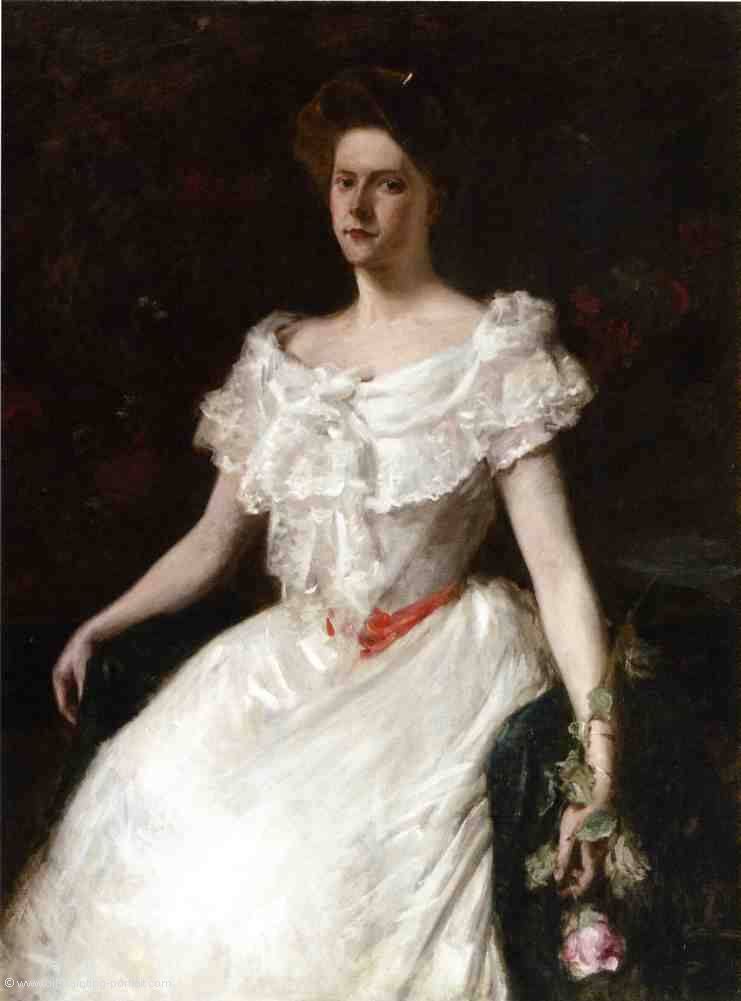 Lady mit Rose