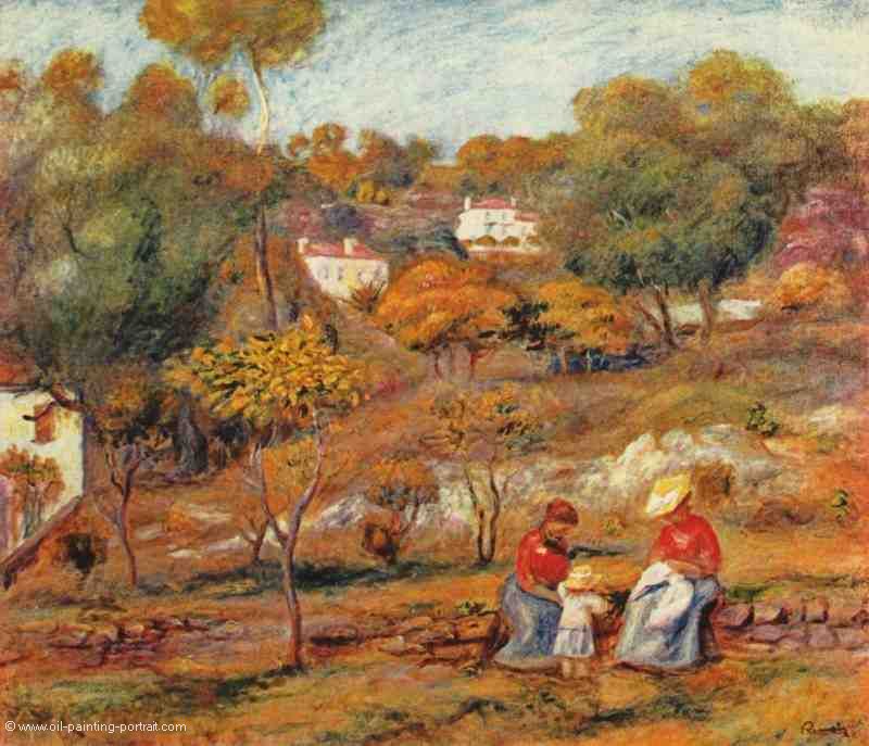 Landschaft bei Cagnes