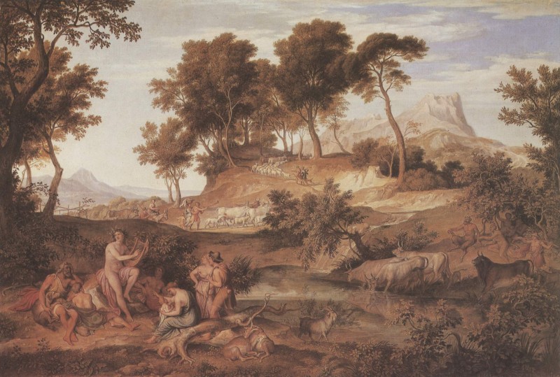 Landschaft mit Apoll unter den Hirten