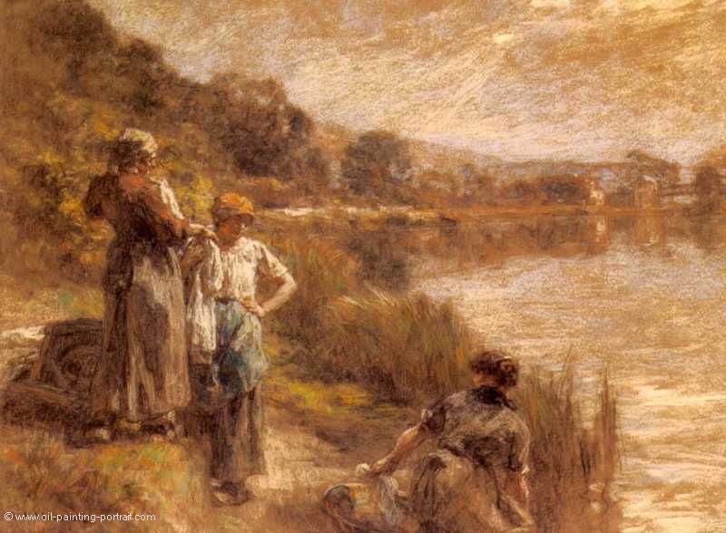 Laveuses Des Bords de la Marne