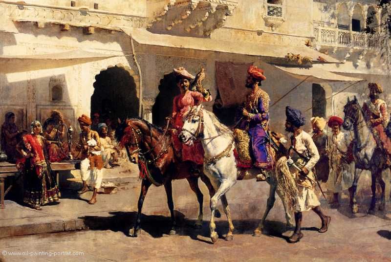 Leaving for the Hunt at Gwalior