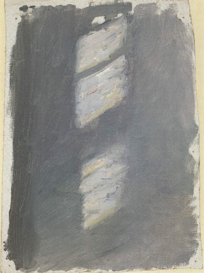 Licht auf der Wand in der blauen Stube