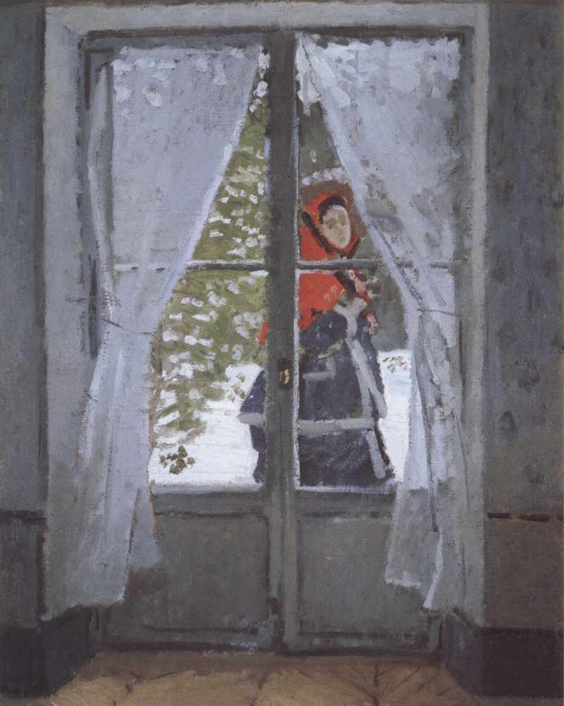 Madame Monet mit rotem Hut