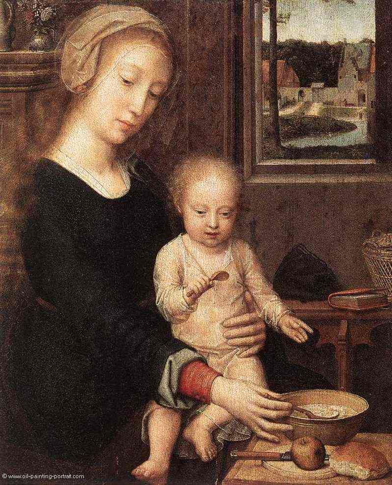 Madonna mit der Milchsuppe