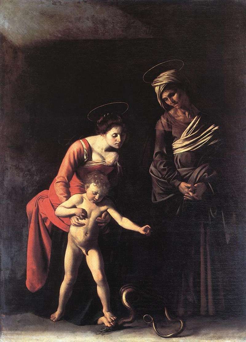 Madonna with Serpant