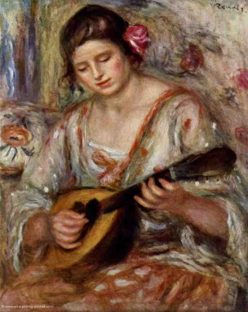 Maedchen mit Mandoline