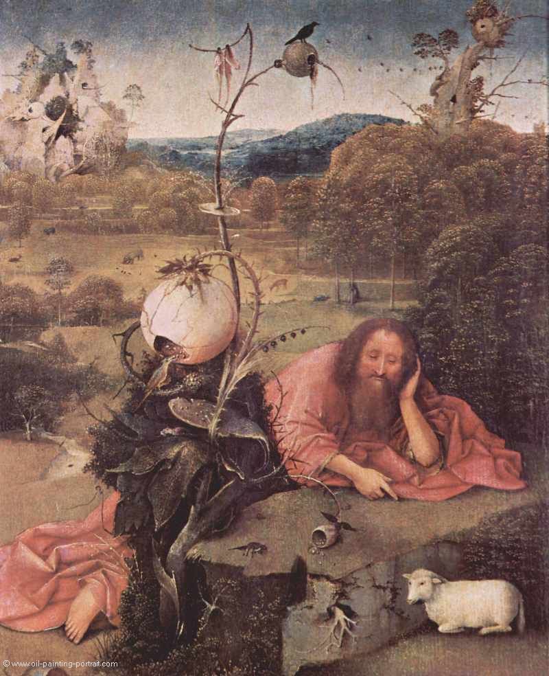 Meditierender Heiliger Johannes der Taeufer