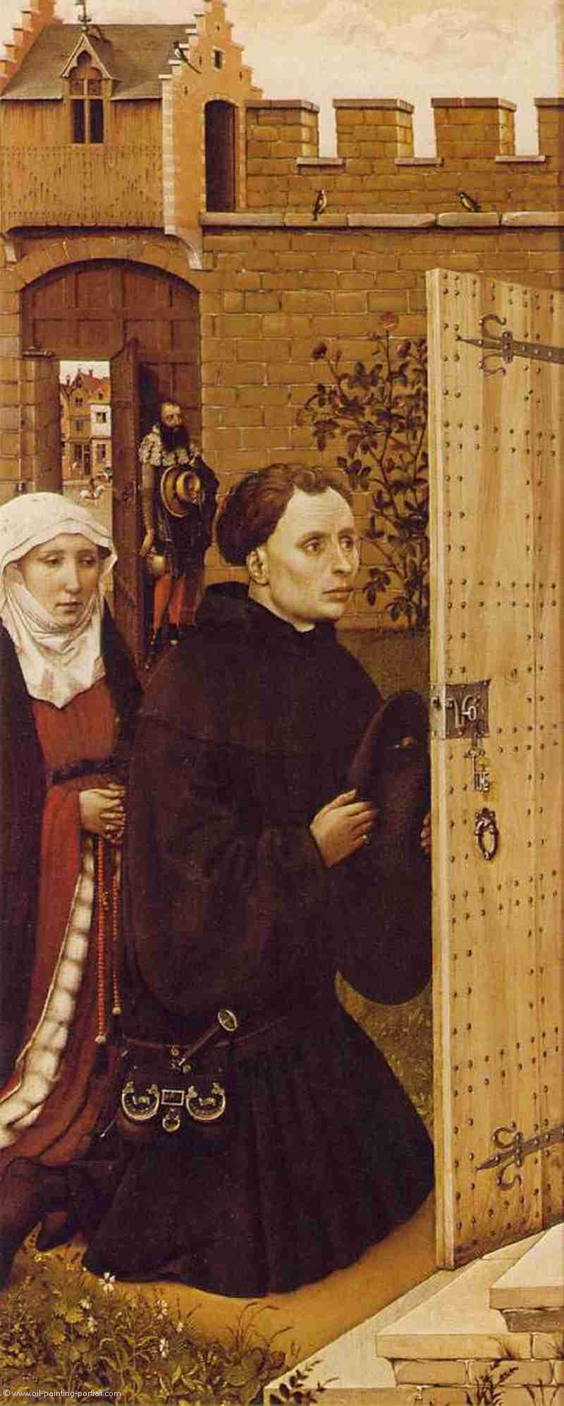 Merode Altarpiece (left wing)