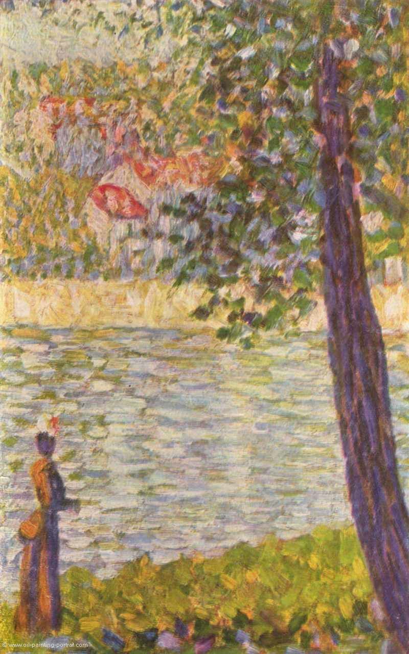 Morgenspaziergang (Die Seine bei Courbevoie)