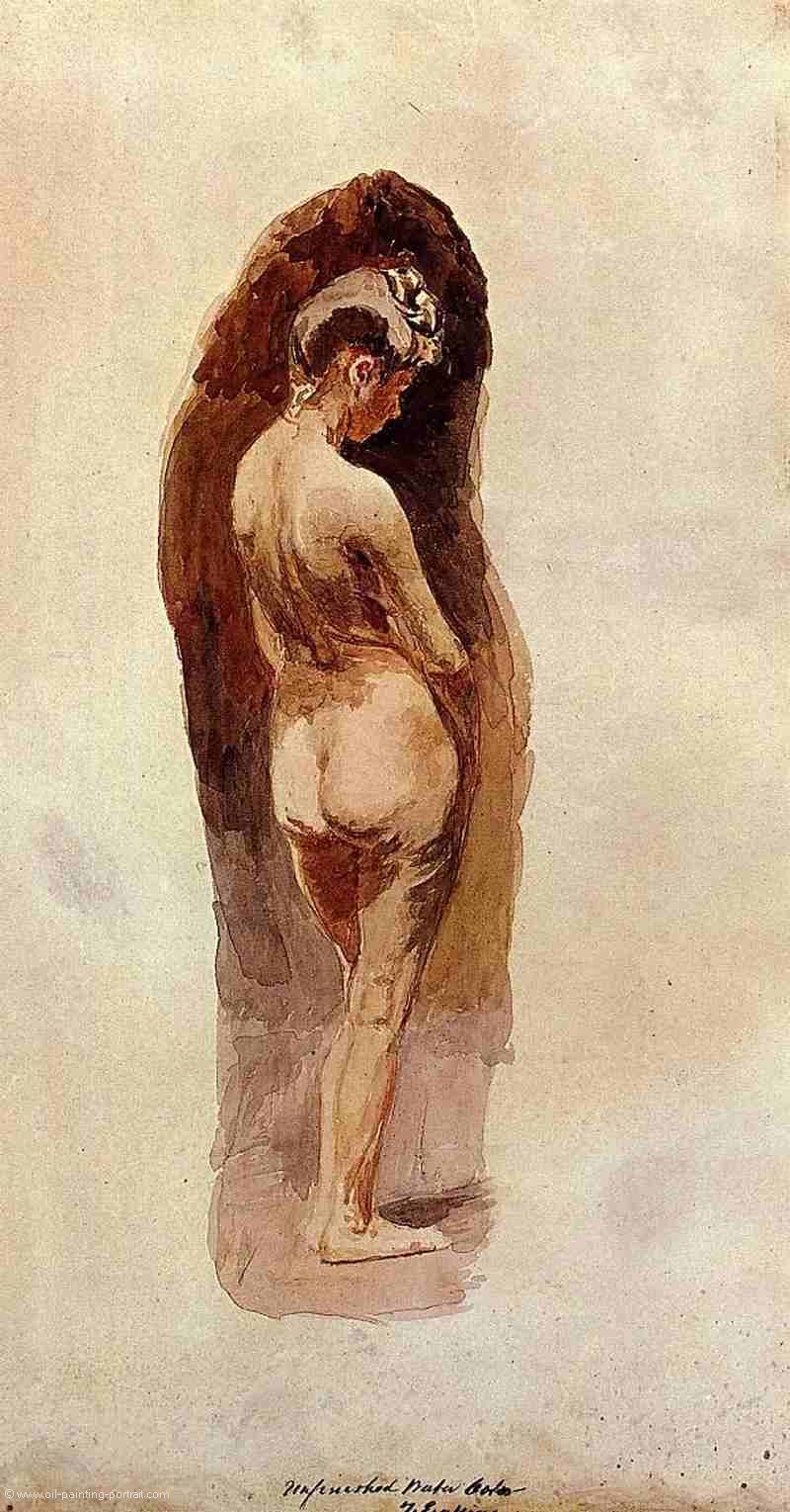 Nackte Frau