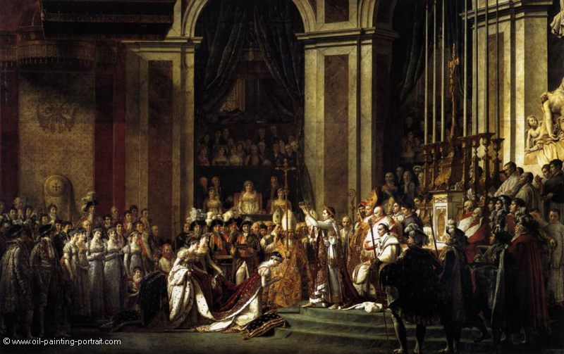 Napoleon kroent Kaiserin Josephine